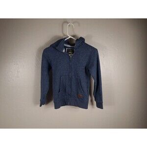 QUICKSILVER 1969 THE MOUNTAINS TO THE SHORE SWEATER SIZE 12 YOUTH GRAY AND BLACK